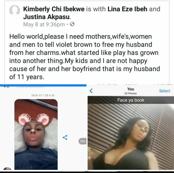 Check Out This Chat Between A Lady And Her Husband’s Side Chick As They Fight Dirty Online %Post Title