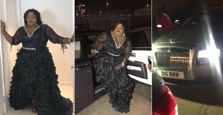 Eniola Badmus rolled in a Rolls Royce to the London premiere of her movie Ghetto Bred