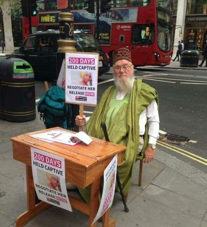Another British protests in London for the release of Leah Sharibu