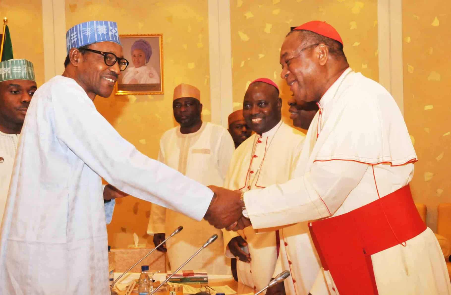 I have no plans to Islamise Nigeria - Buhari tells Catholic bishops