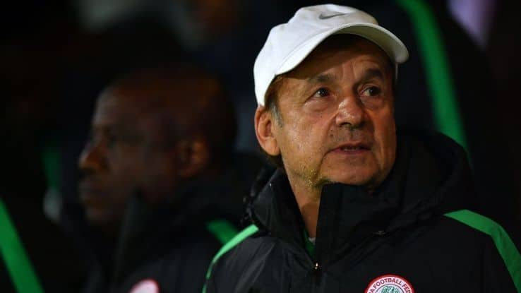 Rohr names 18 players for friendly match against Liberia