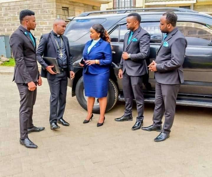 Check out the security detail of Kenya's hottest female preacher (Photos)