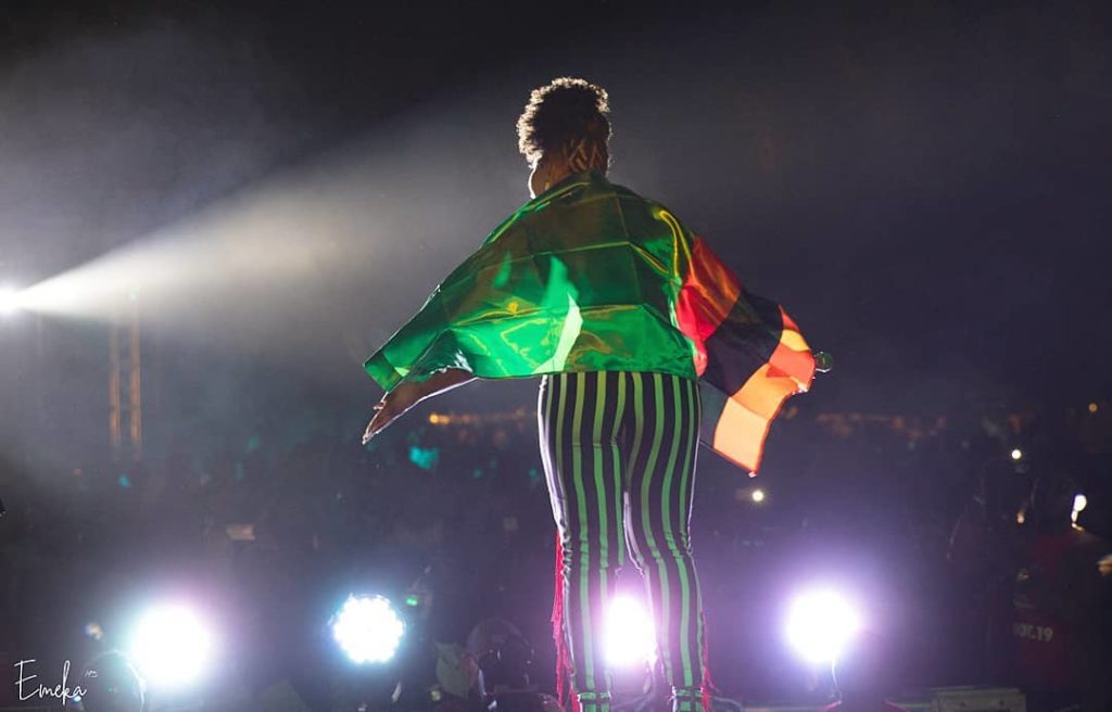 Yemi Alade given a new name in Zambia as she performs in front of 11,000 people