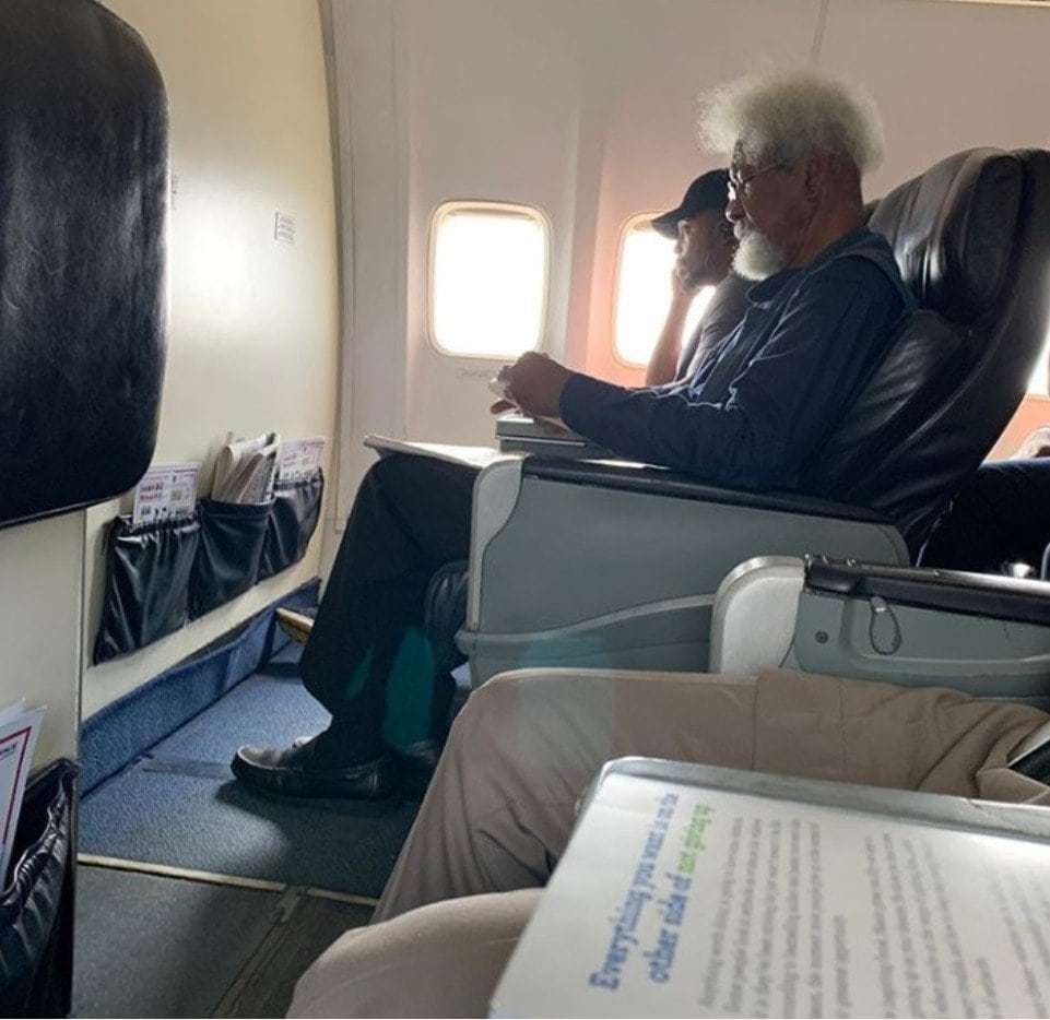 Wole Soyinka's son plane seat saga