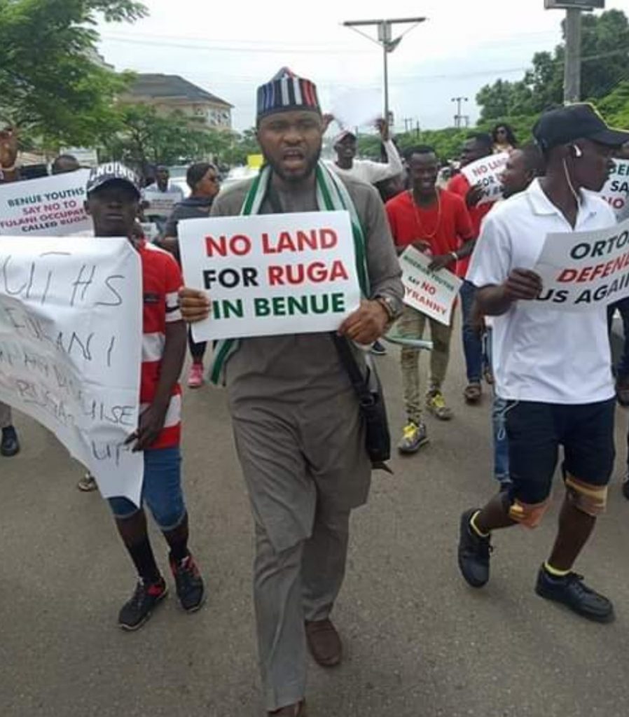 Benue State protest against ruga settlement