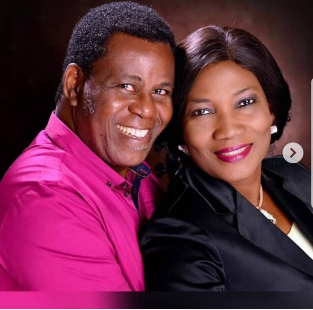 Rev Funke Adejumo and husband